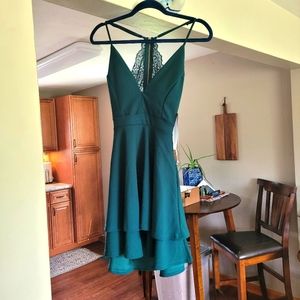 NWT open back dress